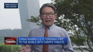 China warns US is 'opening fire' to the world with tariff threats | Squawk Box Europe