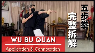 拳意述真 ·完整拆解 - 五步拳Application & Connotation - Wu Bu Quan