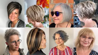 52 Divine Short Hairstyles for Women Over 60 to Try in 2024 || Trendy Haircut Ideas 💡