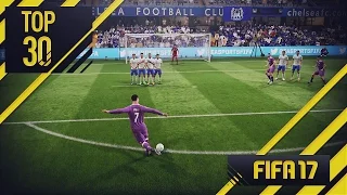 FIFA 17 | TOP 30 GOLES ... RABONA FREE KICK !!