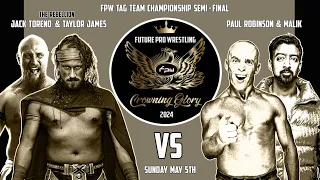 FPW Crowning Glory Match 4 Paul Robinson and Malik vs The Rebellion