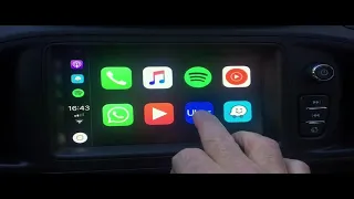 Uber Driver with Carplay on Media Center Mylink2 Chevrolet Onix