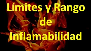 f2f Física y química del fuego #4, Límites y rango de inflamabilidad.