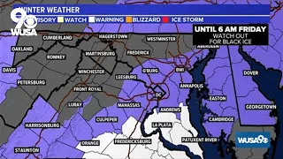 Snow and Ice for DC, Maryland and Virginia - WUSA9 Weather Update