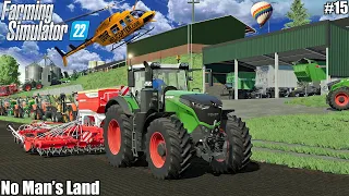 Create MAP, BUYING EQUIPEMENT, PLOUGHING and SOWING │No Man's Land│FS 22│15