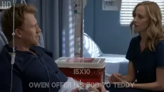 Grey's Anatomy 15x10 Owen Offer His Job to Teddy|HUN| (HD)