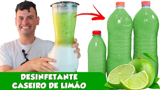 ✅ PODEROSO DESINFETANTE CASEIRO DE LIMÃO - Fubá online