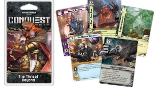 Warhammer 40000 Conquest. The Treat Beyond warpack. Unboxing & Cards evaluation