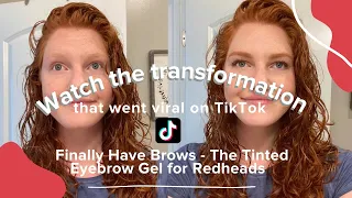 The Redhead Eyebrow Product That Went Viral on TikTok - Over 3 Million Views - Finally Have Brows