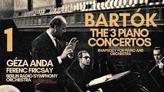 Bartók - Piano Concerto No. 1, Sz. 83 / Remastered (Century's recording: Géza Anda, Ferenc Fricsay)