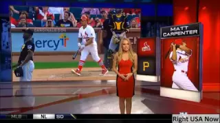 Awkward Moment Reporter Starts Crying During Baseball Highlights