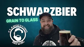 How to brew a Schwarzbier grain to glass