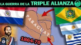🇵🇾 ⚔️🇦🇷🇧🇷🇺🇾LA GUERRA DE LA TRIPLE ALIANZA 1864-1870