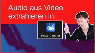 Audio aus dem Video nehmen | PowerDirector App am Handy [Tutorial | deutsch]