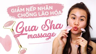 Massage mặt GIẢM NẾP NHĂN cùng đá tự nhiên (GuaSha) | Workout With Han