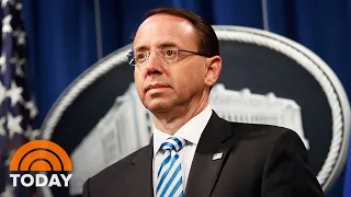 Rod Rosenstein Reportedly Pleaded To Trump To Keep His Job | TODAY