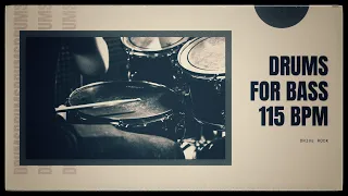 #002 Drive Rock Drums | 115 BPM