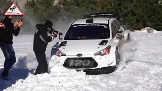 Test Loeb | Neuville | Mikkelsen | Hyundai WRC | Pre Rallye Monte-Carlo 2019 [Passats de canto]