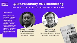 #NYTReadalong | Walter D. Greason (Professor of History, Macalester College)