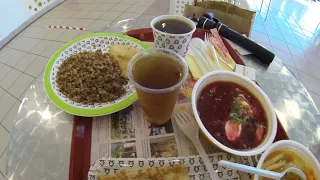 $10 Traditional Russian Meal for Two | Borscht and buckwheat in Teremok Fast Food Company