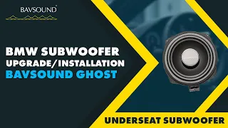 BMW Subwoofer Upgrade/Installation | BAVSOUND Ghost | Underseat Subwoofer