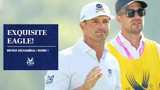 Bryson DeChambeau Makes an Amazing Eagle and Gets the Fans Going! | 2024 PGA Championship