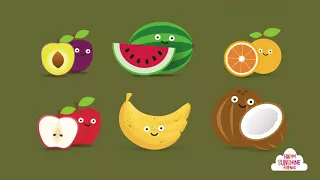 English & Chinese Children Fruit Song   Fun & Educational Learning Flash Card Video