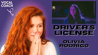 OLIVIA RODRIGO I "Drivers License" I Vocal coach reacts!