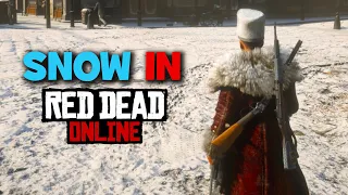 Snow Was Finally Added to Red Dead Online!