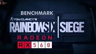 Tom Clancy's Rainbow Six Siege BENCHMARK - AMD Radeon RX 560 - Intel Core i5 6400