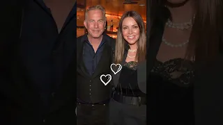 ❤Kevin Costner and Christine Baumgartner Beautiful Moments ❤ #shorts #celebritycouple