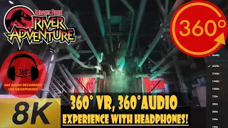 Jurassic Park River Adventure, Islands of Adventure [8K 360 | 360 Audio]