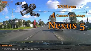 Vantrue Nexus 5 (N5)   4x camera demo following an RX7