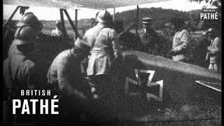 Crashed German Plane   (1914-1918)