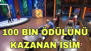 Masterchef all star 100 bin Ödül oyununu kim kazandı?