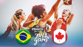 Brazil v Canada | Full Basketball Game | FIBA U19 Women's Basketball World Cup 2023