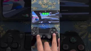 Connecting PS4 controller with android phone. #ps4 #realracing3 #androidgames