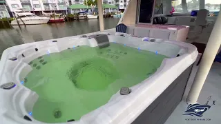 Jacuzzi yacht rental in Miami: 64' Party Catamaran Walkthrough by Rent Boat in Miami 305-340-6959