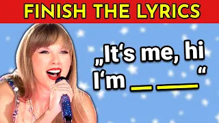 FINISH THE LYRICS - TOP 50 Most Popular Songs EVER 🎵 | Music Quiz