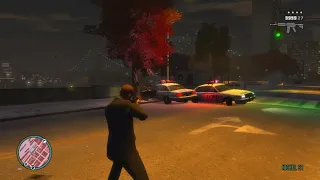 GTA IV 6 Star Wanted Level Escape From Police Station