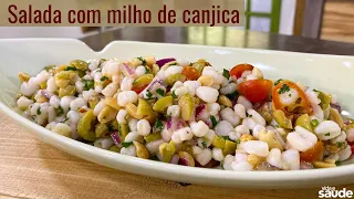 Receita: Salada com Milho de Canjica - Parte 4 (30/08/21)