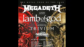Lamb of God Hatebreed Trivium & Megadeth