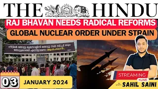 The Hindu Newspaper Analysis | 3 January  2024 | Daily Current Affairs for UPSC IAS