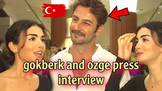 gokberk and ozge interview 🙈 and this is their message to their fans (English subtitled) HD