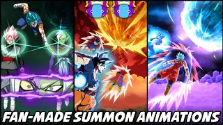 DOKKAN BATTLE SUMMONS WITH FAN-MADE ANIMATIONS!