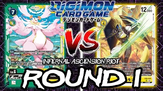 Cherubimon VS Dominimon!! | Digimon Card Game: EX6 Infernal Ascension Riot (ROUND 1)
