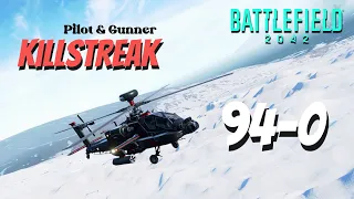 94-0 Attack Heli Killstreak | AH-64GX Apache | Battlefield 2042