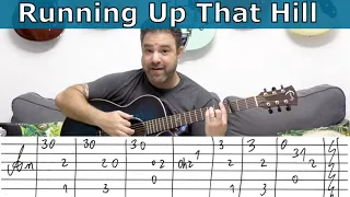 Fingerstyle Tutorial: Running Up That Hill | Guitar Lesson w/ TAB
