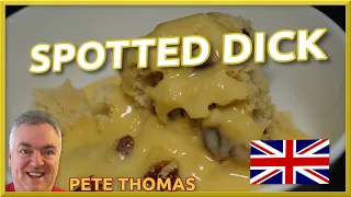 How to Cook Spotted Dick Pudding with Custard Sauce