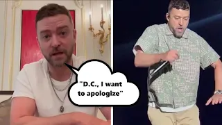 Justin Timberlake Apologizes for His Weirdest Dance Fail During DC Performance